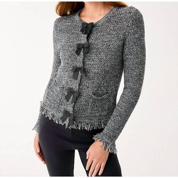 Lilly Pulitzer Sweaters - NWT Lilly Pulitzer Kelso Cardigan in Black Marl Sweater